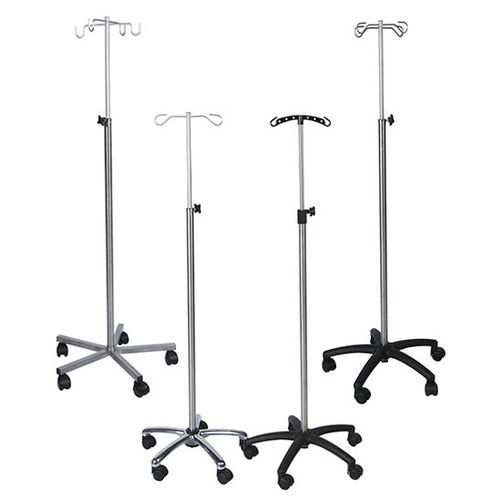 Стойка для сыворотки на роликах - ALT1 series - Altermedical - напольная / 4 крюка / 2 крюка