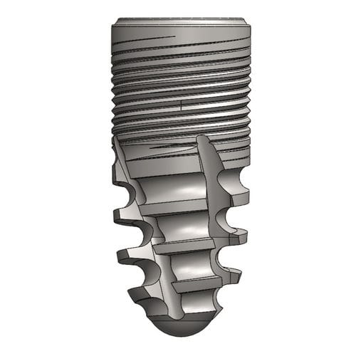 Конический зубной имплантат - IB3508 - Dental Evolutions, Inc - из титана / внутренний / короткий