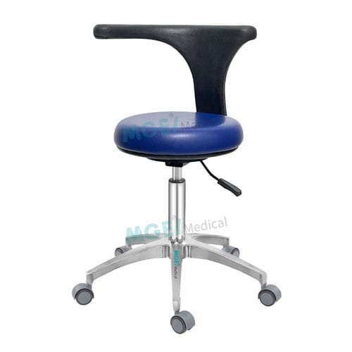 Медицинский табурет - MGE-CWH2 - Medige International Industries - на роликах / со спинкой / эргономичный