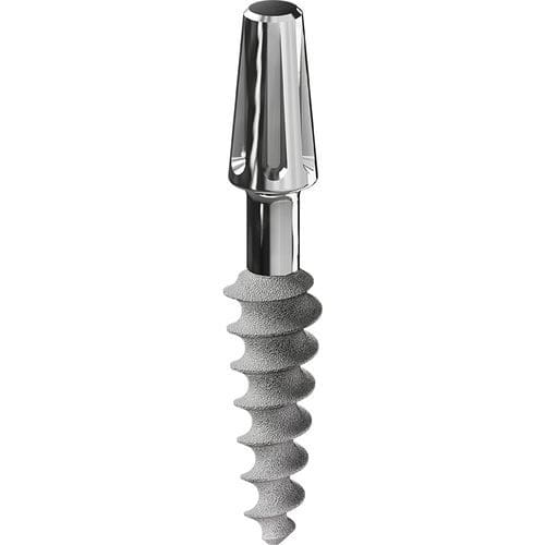 Конический зубной имплантат - D-77 - DENTAL TECH S.R.L. - из титана / узкий / цельный