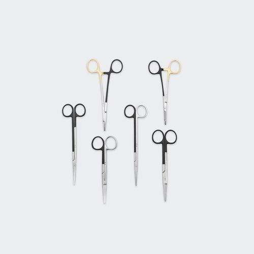Комплект ветеринарных инструментов для общей хирургии - KIBEsq - Blue Surgical Instruments