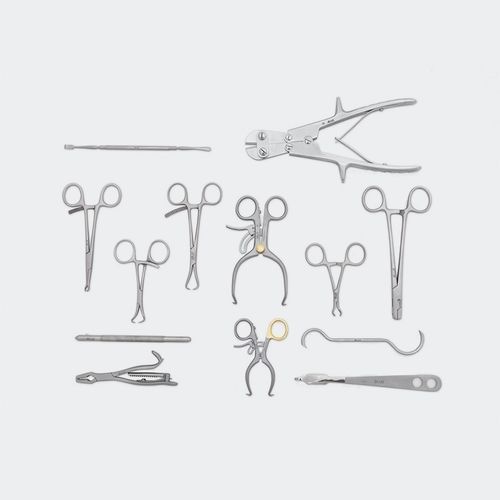 Комплект ветеринарных инструментов для ортопедической хирургии - KOSmall - Blue Surgical Instruments - для небольших животных