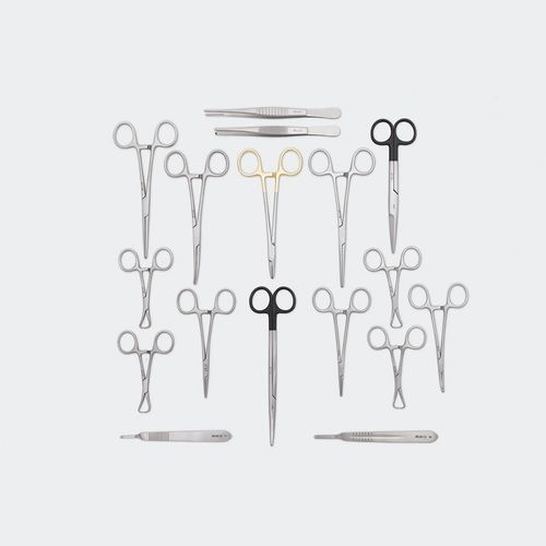 Комплект ветеринарных инструментов для общей хирургии - KCGB - Blue Surgical Instruments