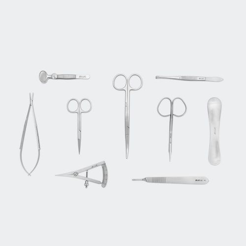 Комплект ветеринарных инструментов для общей хирургии - KMACOF1 - Blue Surgical Instruments