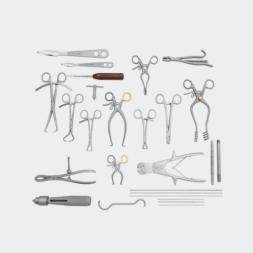 Комплект ветеринарных инструментов для ортопедической хирургии - KOBasic - Blue Surgical Instruments