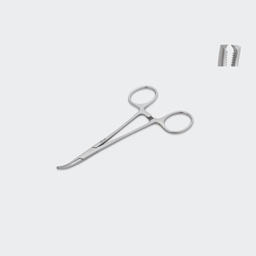 Зажим для ветеринарии - PHHM125CD - Blue Surgical Instruments - Halstead / изогнутый