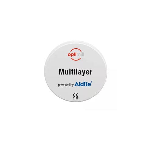 Стоматологический материал из циркония - optimill Multilayer  - Dentona AG - для фрезерования / высоко транслюцентный / белый
