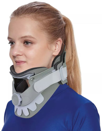 Жесткий шейный ортез - OH-058 - I-Ming Sanitary Materials - D (12 см) / с отверстием для трахеостомы / с защитой подбородка