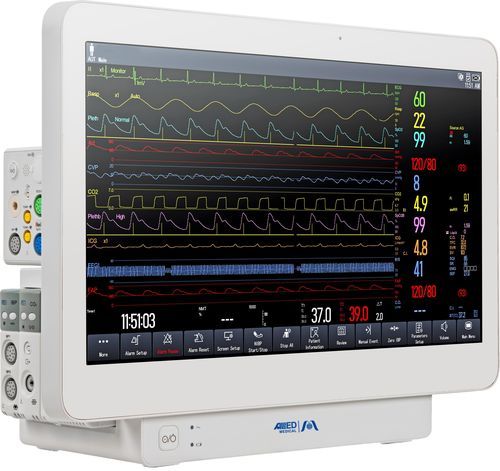 Переносной многопараметрический монитор пациента - M700 - Allied Medical Limited - модульный / прикроватный / для ЭКГ