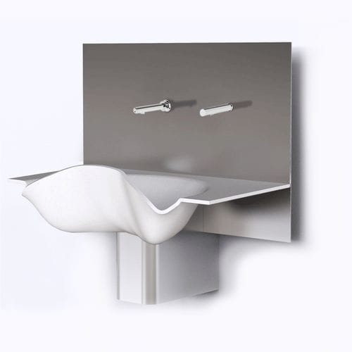 Хирургический умывальник 1 секция - OR-L135 - LASA - из нержавеющей стали / из Corian® / электронное управление