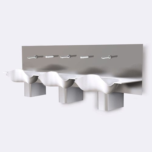 Хирургический умывальник 3 секции - OR-L137 - LASA - из нержавеющей стали / из Corian® / электронное управление