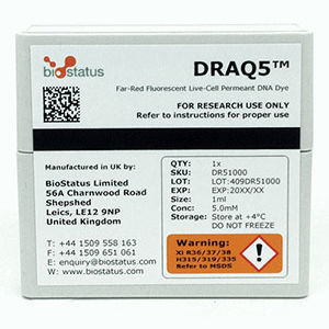 Реактив в растворе - DRAQ5™ - BioStatus - краситель / для исследований / для гистологии