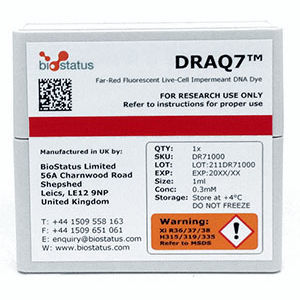 Реактив красящий раствор - DRAQ7™ - BioStatus - краситель / для проточной цитометрии