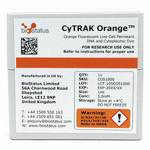 Реактив красящий раствор - CyTRAK Orange™ - BioStatus - краситель / для исследований