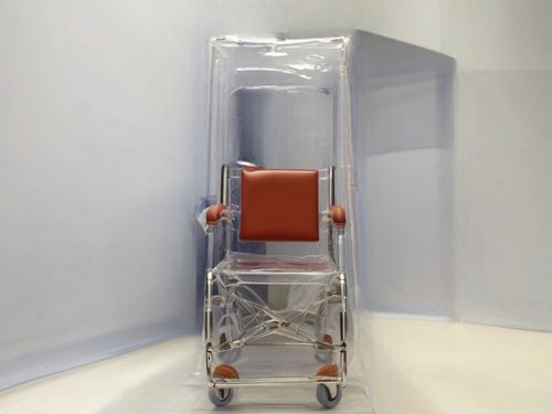 Кресло для транспортировки пациентов биологическая изоляция - Aura - Stretchers Industries - для интерьера / с подлокотниками / с опорой для голеней