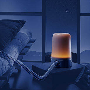 Устройство СИПАП для лечения апноэ сна - Haloa - Sleepinnov - для взрослых / с увлажнителем / переносное