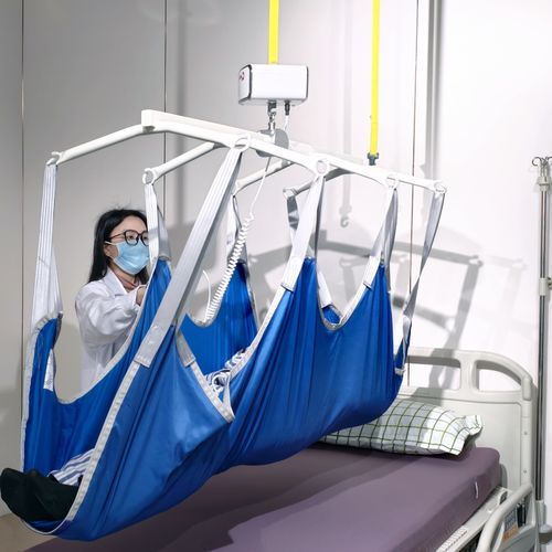 Ручной подъемник для пациентов - MD-T-200 - Shanghai Meddo Medical Devices Co., Ltd. - на аккумуляторе / потолочный / с регулируемой высотой