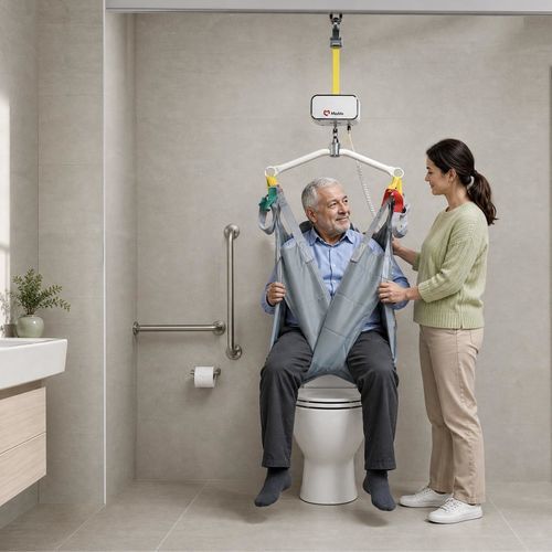 Ручной подъемник для пациентов - MD-T-200 - Shanghai Meddo Medical Devices Co., Ltd. - на аккумуляторе / потолочный / с регулируемой высотой