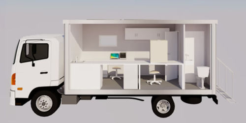 Передвижной медицинский пункт для лаборатории - Iveco - ICU AUTOMOTIVE IMPORT EXPORT AND CONSULTING. - фургон / с отсеком / тип В