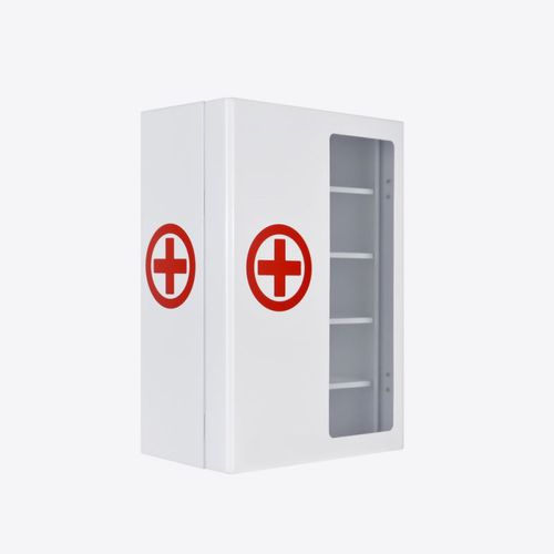 Шкаф для лекарств - FM01 - Shenzhen WAP-health Technology - для первой помощи / с полкой / с дверью
