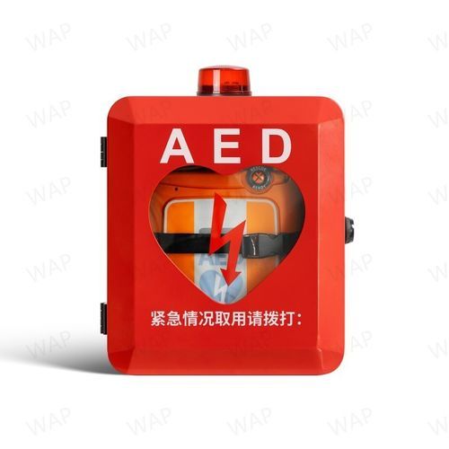 Шкаф для обеспечения безопасности - WAP-M16OC - Shenzhen WAP-health Technology - для дефибрилляторов / с дверью / с распашной дверцей