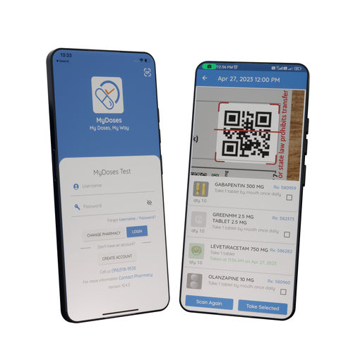 Мобильное приложение для организации лечения - MyDoses - Dosepack India LLP - для обработки / медицинский