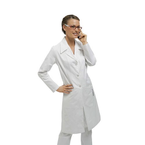 Медицинский халат для женщин - Akbal - Eletta Professional Wear - L / XL / M
