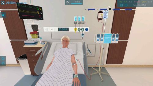 Медицинское программное обеспечение - Anemia: Blood Transfusion - UbiSim - для обслуживания средним медицинским персоналом / для мониторинга / учебное