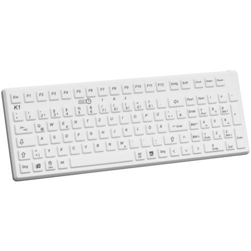 Медицинская клавиатура с международной раскладкой - K1-MED - CURSOR CONTROLS - из силиконового каучука / USB / водостойкая