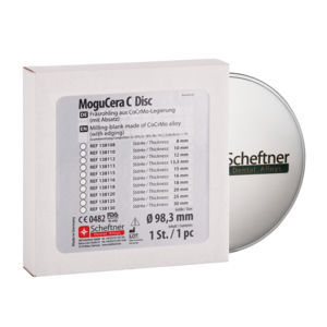 Стоматологический материал из сплава - MoguCera C Disc - scheftner dental - из CoCrMo / для зубных мостов / для зубных коронок