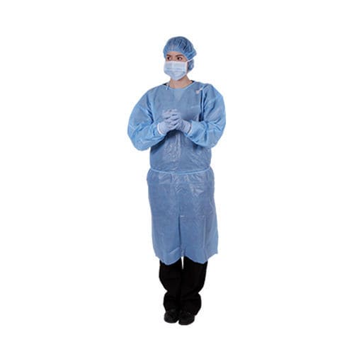Хирургический халат для женщин - 29-382 - Sky Ocean Earth Medical - L / из полиэтилена / синий