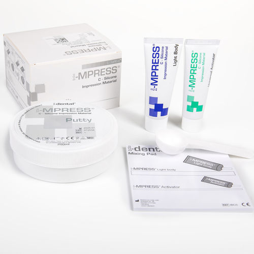 Комплект стоматологических материалов из силикона - i-MPRESS - i-dental - ортодонтический / для оттискных ложек / для моделирования