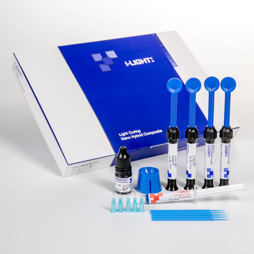 Стоматологический материал из гибридного композита - i-LIGHT N - i-dental - для восстановления зубов / фотополимеризуемый / рентгеноконтрастный