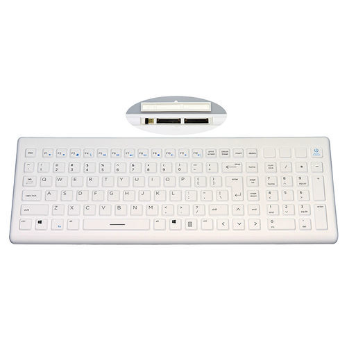 Клавиатура с цифровым блоком клавиатуры - JH-WKB550 - Jinghong Industrial - из силикона / моющаяся / беспроводная