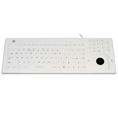 Клавиатура с указателем - JH-IKB800 - Jinghong Industrial - из силикона / моющаяся / дезинфицируемая