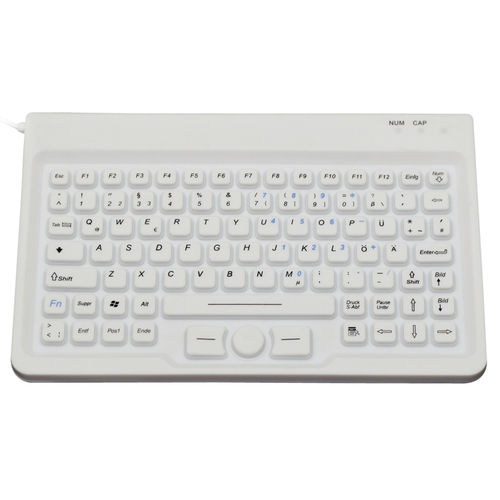 Медицинская клавиатура с указателем - JH-IKB85 - Jinghong Industrial - из силикона / USB / водостойкая