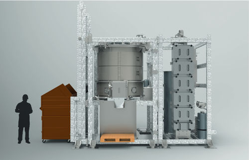 Система обработки отходов для инфекционных веществ - Converter® H5000 - OMPECO SRL - для фармацевтической промышленности / медицинская / автоматическая