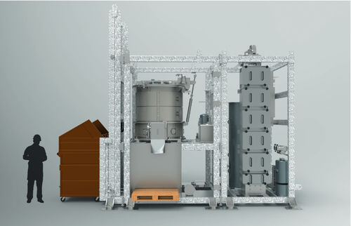 Система обработки отходов для опасных материалов - Converter® H2000 - OMPECO SRL - для фармацевтической промышленности / медицинская / автоматическая