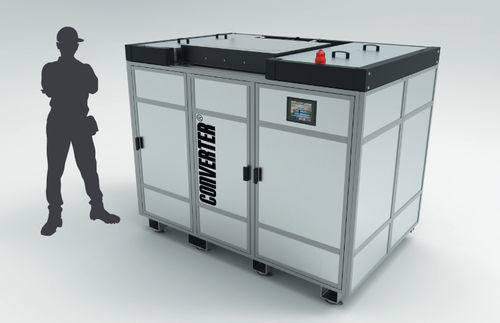 Система обработки отходов для опасных материалов - Converter® H400 - OMPECO SRL - для фармацевтической промышленности / медицинская / автоматическая