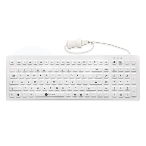 Медицинская клавиатура с цифровым блоком клавиатуры - PRIME PRO KSI-U10200 - GETT Asia Ltd. - из силикона / водостойкая / герметичная