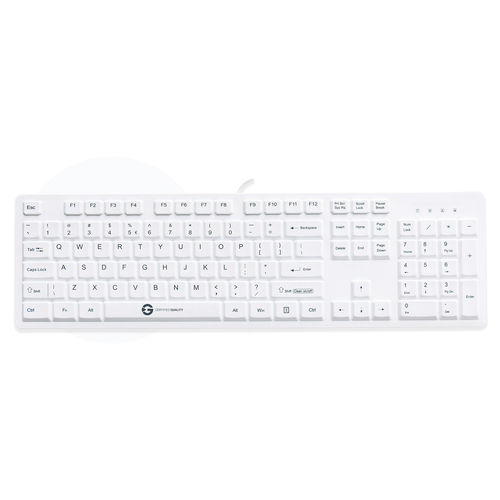 Медицинская клавиатура с цифровым блоком клавиатуры - PROTECT KSI-U10101 - GETT Asia Ltd. - USB