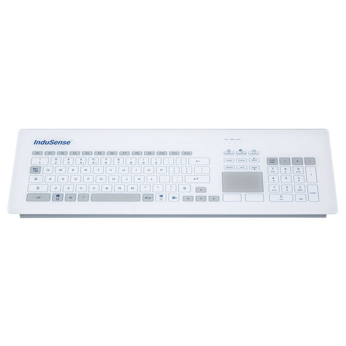 Клавиатура для гигиены - GLASS SURFACE KR23221 - GETT Asia Ltd. - герметичная