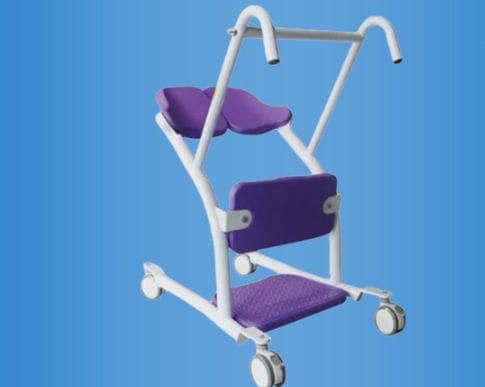 Ручной вертикализатор - F31 - Sun Medical Products - на роликах / для передвижения
