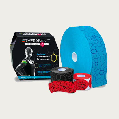 Ортопедический бандаж для тейпирования - XactStretch™ - Theraband - эластичный / из хлопка / из латекса