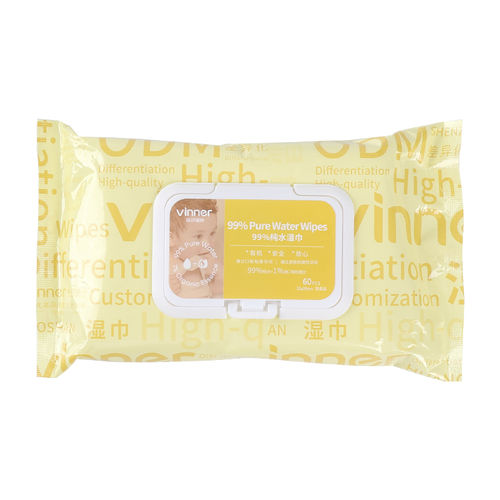 Очищающие салфетки для гигиены младенца - Vinner Care - 60 штук