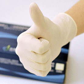Перчатка из латекса - AM-S606-1 - AM Medical Equipment - медицинская / амбидекстр / L