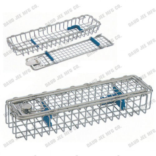 Корзина для стерилизации для эндоскопов - DJ-404 series - DAUD JEE MFG. CO - перфорированная / из нержавеющей стали / решетчатая