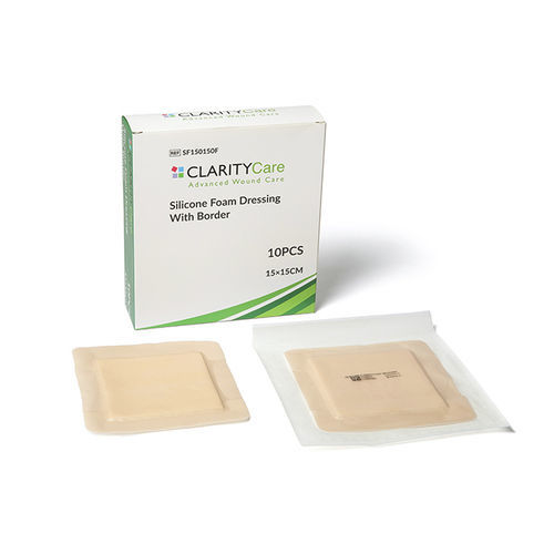 Повязка для защиты кожи из силикона - SF075075F - Clarity Pharma Ltd. - нетканая / водонепроницаемая / впитывающаяся