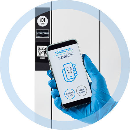 Приложение android для управления - samAPP - LOGIBIOTECH SRL - транспортное / для гистологической лаборатории / Android