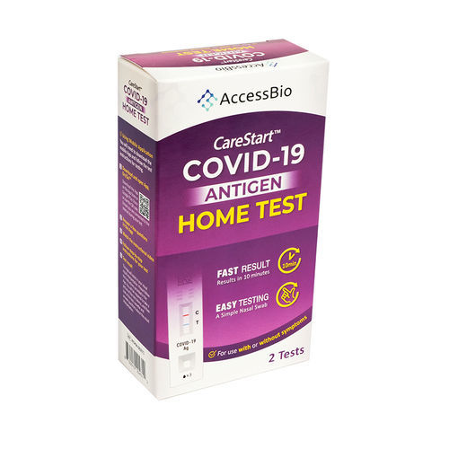 Набор для теста COVID-19 - CareStart™ - Access Bio, Inc. - на антигены / SARS-COV-2 / для носа